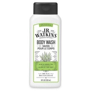 J.R. Watkins Daily Moisturizing Aloe and Green Tea Body Wash, 18 Ounce